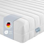 XDREAM Pure Kaltschaummatratze | Ergonomische 7-Zonen Matratze mit Öko-Tex Zertifikat | Rollmatratze | Härtegrad 3 (H3) | 90 x 200 cm