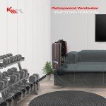 KM Fit klappbare Hantelbank Multifunktion Training Fitness Bank | 6-fach verstellbare Rückenlehne | 3-fach verstellbarer Sitz | Atmungsaktive EVA-Oberfläche | Belastbarkeit bis zu 250 kg