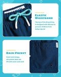 MaaMgic Badehose Jungen Badeshorts Kinder Schnelltrocknend Schwimmhose Kurze Swim Shorts für Kleine Boardshorts mit Kompression Taschen Verstellbare Tunnelzug MEHRWEG,Navy Königsblau,10-12 Jahre
