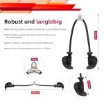 JASPORT Ergonomisches Trizeps-Seil für Indoor krafttraining für das Training von Trizeps, Rüchen, Bauch, für Kraftstation, Smith Rack, Fitnessstudio oder Gym zuhause, Anti-Hornhaut…