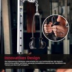 JASPORT Ergonomisches Trizeps-Seil für Indoor krafttraining für das Training von Trizeps, Rüchen, Bauch, für Kraftstation, Smith Rack, Fitnessstudio oder Gym zuhause, Anti-Hornhaut…