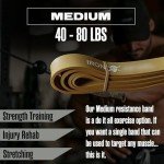 Iron Infidel Klimmzug-Assistenz-Trainingsbänder – Widerstandsbänder-Set für Männer, Übung, Training, Fitness, Kraft, Gewichtheben, Training, Powerlifting (40–80 lbs