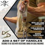 Iron Infidel Klimmzug-Assistenz-Trainingsbänder – Widerstandsbänder-Set für Männer, Übung, Training, Fitness, Kraft, Gewichtheben, Training, Powerlifting (40–80 lbs
