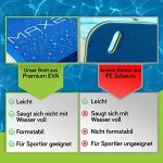 MAXEEZ® Schwimmbrett für Erwachsene & Kinder [ab 15 kg] - Schwimmhilfe zur Verbesserung des Schwimmstils - Schwimmlernhilfe mit idealem Auftrieb - kein Aufsaugen von Wasser