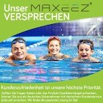 MAXEEZ® Schwimmbrett für Erwachsene & Kinder [ab 15 kg] - Schwimmhilfe zur Verbesserung des Schwimmstils - Schwimmlernhilfe mit idealem Auftrieb - kein Aufsaugen von Wasser