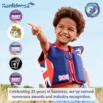 Konfidence Schwimmhilfe 4-5 Jahre, Blau-Marine