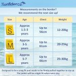 Konfidence Schwimmhilfe 4-5 Jahre, Blau-Marine
