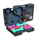 Gymenist Hantel-Set mit Hartplastik-Etui enthält 3 Paar und eine harte Reise-Aufbewahrungsbox (0,5 kg – 0,9 kg – 1,8 kg) (0,9 kg – 1,8 kg – 2,7 kg)