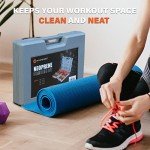 Gymenist Hantel-Set mit Hartplastik-Etui enthält 3 Paar und eine harte Reise-Aufbewahrungsbox (0,5 kg – 0,9 kg – 1,8 kg) (0,9 kg – 1,8 kg – 2,7 kg)