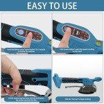 Fliesenvibrationsmaschine für Makita 18v, Fliesenleger-Vibrationsgerät mit 4,7" Saugnapf, 5 Gänge, einstellbare Geschwindigkeit, 60 kg Kapazität, geeignet für 39 * 39 Zoll und darunter (Bue)
