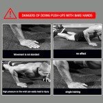 Liegestützstangen aus Holz, rutschfeste Liegestützgriffe, Mini-Griffpumpen, Dip-Station, Handstandstangen für Calisthenics und Fitness
