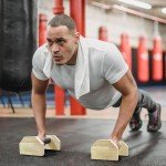 Liegestützstangen aus Holz, rutschfeste Liegestützgriffe, Mini-Griffpumpen, Dip-Station, Handstandstangen für Calisthenics und Fitness