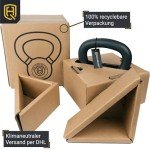 HQ Germany® Powdercoat Kettlebell | Vollguss | 2-32kg | Starter-Sets | ±2,0% Gewichtstoleranz, Gewicht:12KG