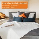 sleepling 193962 Kaltschaum Topper | orthopädische Matratzenauflage | Ergonomisch & Punktelastisch | für alle Matratzen und Betten | Made in EU | Ökotex | Waschbar 60 Grad | 160 x 200 x 6 cm, weiß