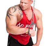 C.P.Sports Einhandgriff – Stahl Silber verchromt – mit Karabinerhaken 8mm – Profi Griff für Kraftstation, Kabelzug, Seilzug, Latzug, Kraftsport, Bodybuilding, Fitness, Gym
