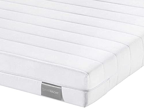 Traumnacht Easy Comfort 2 in 1 Duo - orthopädische 7- Zonen Komfortschaummatratze, Härtegrad 2 und 3, Öko-Tex zertifiziert 90 x 190 cm, Höhe 13 cm, produziert nach deutschem Qualitätsstandard