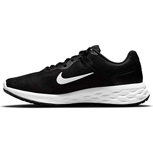 Nike Herren Revolution 6 Laufschuh, Black/White-Iron Grey, 43 EU