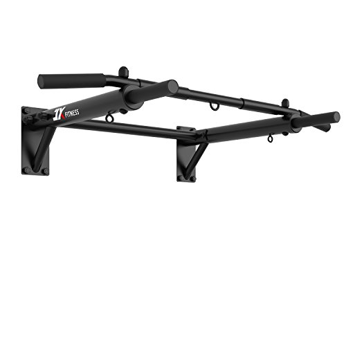 Klimmzugstange Wandmontage Heimturnhalle Pull Up Bar, 3 Ösen für TRX Training Boxtraining AB-Bügel hochziehen, Edelstahl Trainings Halterung mit Multifunktionen