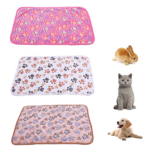 Soft and Warm Paw Print Pet Blankets