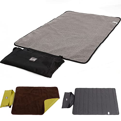 Portable Outdoor Dog Blanket Mat - Waterproof Reversible Bed
