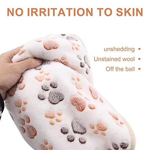 Soft and Warm Paw Print Pet Blankets