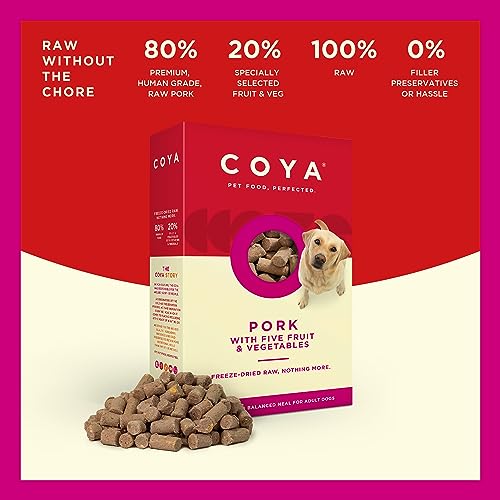 COYA Freeze-Dried Raw Dog Food, Pork (150g)