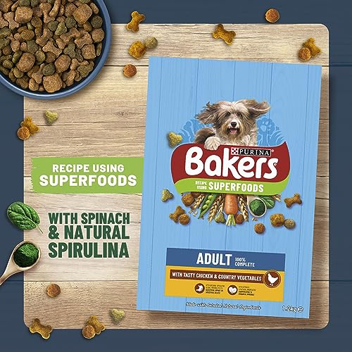 BAKERS Superfoods Chicken & Vegetable Dog Food 14kg