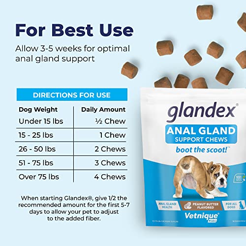 Glandex Digestive Enzyme & Probiotic Soft Chews (30ct)