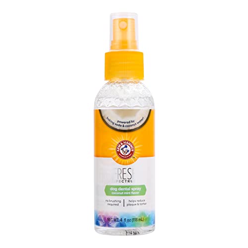 Coconut Mint Dental Spray for Dogs, Plaque Removal