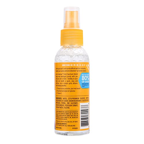 Coconut Mint Dental Spray for Dogs, Plaque Removal