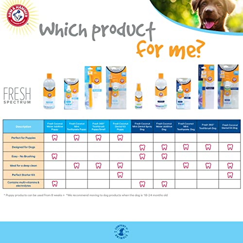 Coconut Mint Dental Spray for Dogs, Plaque Removal