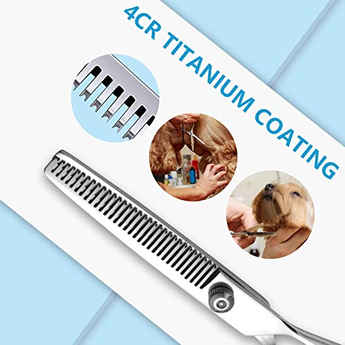 Dog Grooming Scissors Set with Safety Round Tips