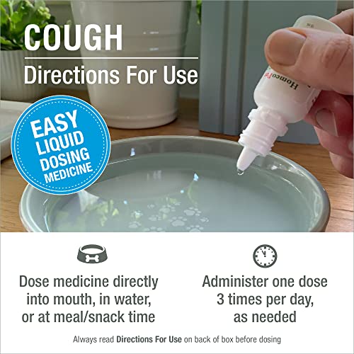 HomoeoPet Cough, Gentle Natural Supplement for Pets - 15ml