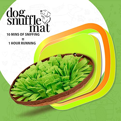Dog Snuffle Mat - Washable Puzzle Toy - Brain Stimulation