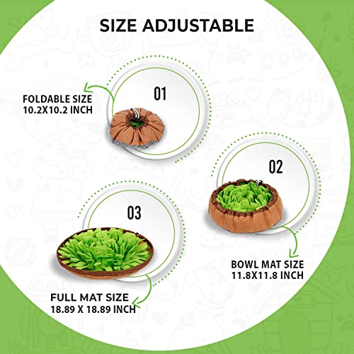 Dog Snuffle Mat - Washable Puzzle Toy - Brain Stimulation