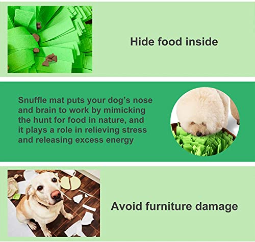 Dog Snuffle Mat - Washable Puzzle Toy - Brain Stimulation