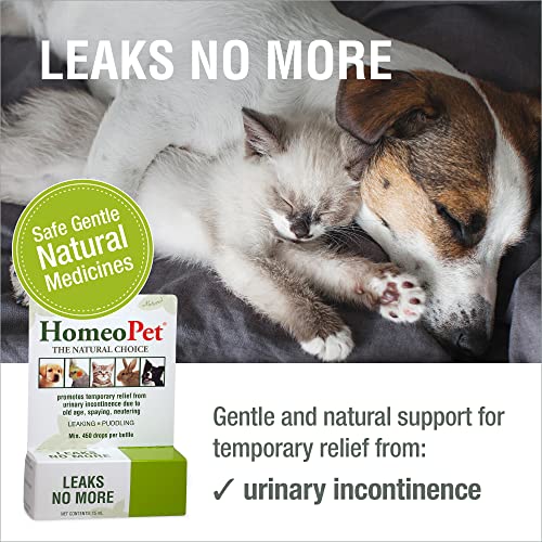 Dogs' Urinary Incontinence Relief: HomeoPet Leaks No More
