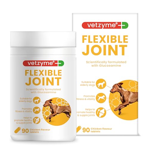 Vetzyme | Flexible Joint Tablets for Dogs | Chicken Fish Treats