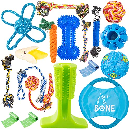 18 Pack Dog Chew Toys & Puppy Toys