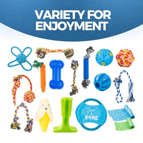 18 Pack Dog Chew Toys & Puppy Toys