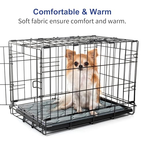 Geegoos Large Dog Crate Mat - Soft and Washable