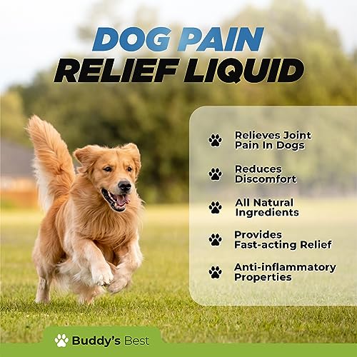 Natural Dog Joint Pain Relief Formula - Organic, Safe