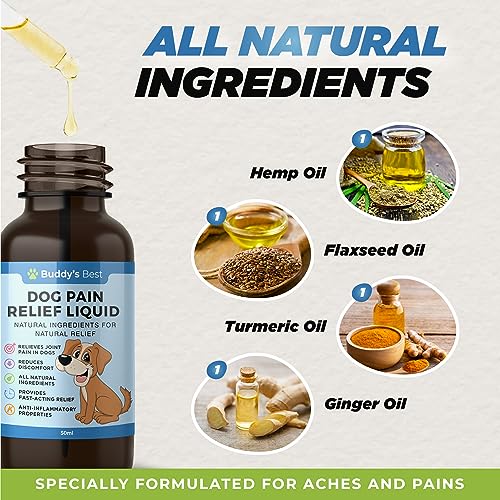 Natural Dog Joint Pain Relief Formula - Organic, Safe