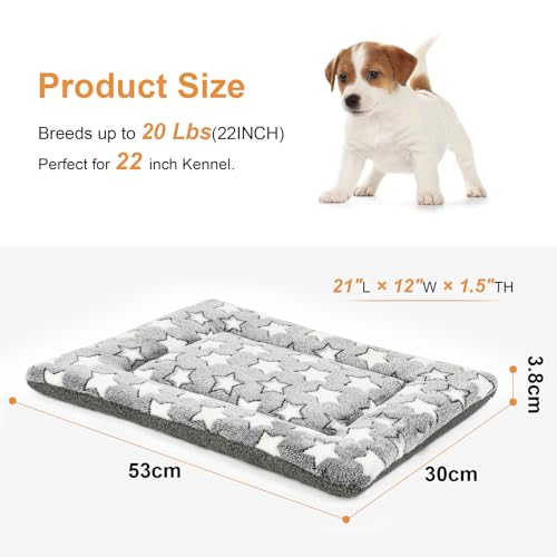 Reversible Crate Dog Bed for Medium-Small Dogs
