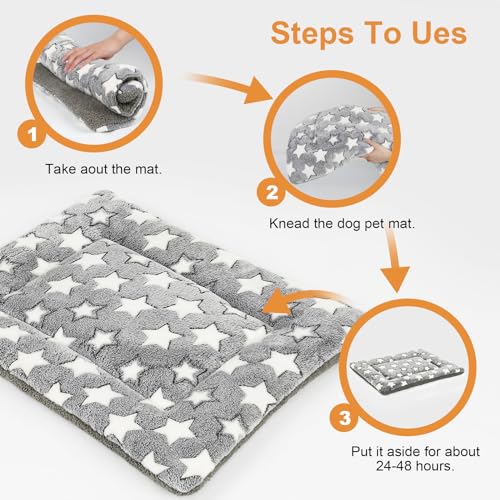 Reversible Crate Dog Bed for Medium-Small Dogs