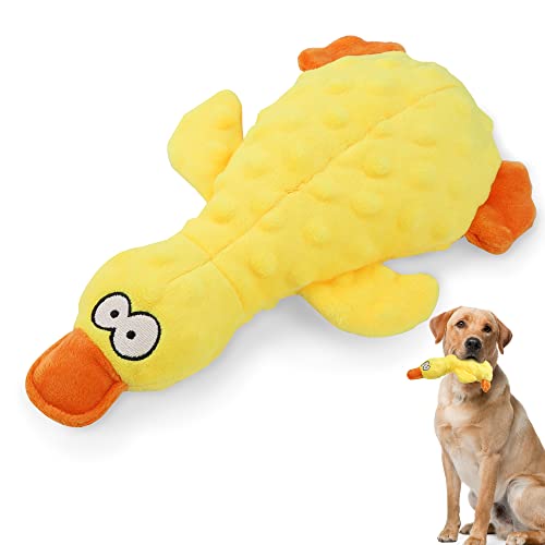 Nollary Plush Squeaky Duck Dog Toy