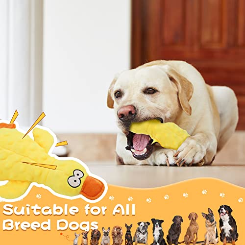 Nollary Plush Squeaky Duck Dog Toy