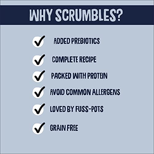 Scrumbles Grain-Free Wet Dog Food, 70% White Fish, 7x 395g