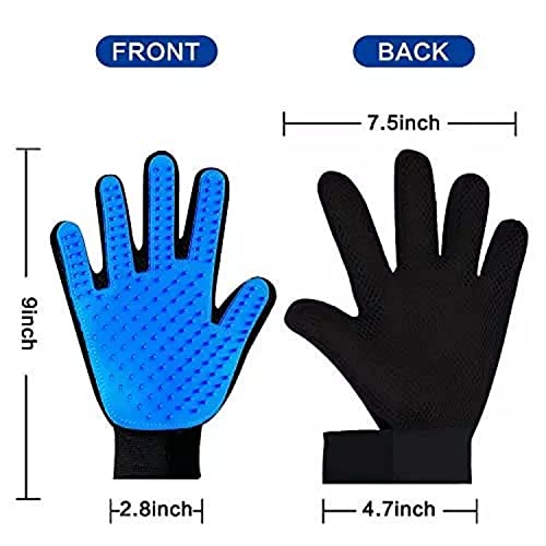 Pet Grooming Glove for Shedding - 2 pieces