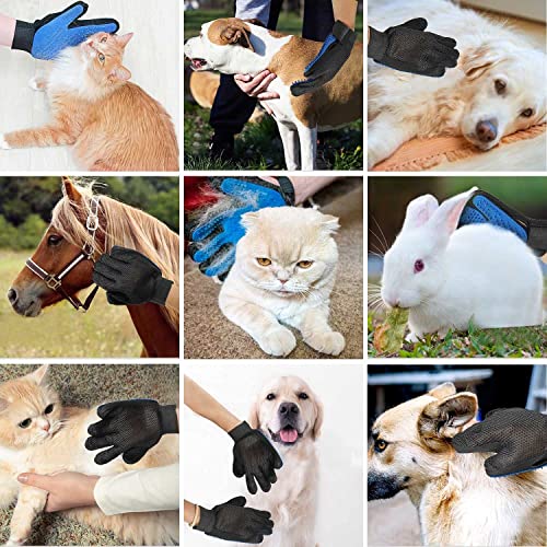 Pet Grooming Glove for Shedding - 2 pieces